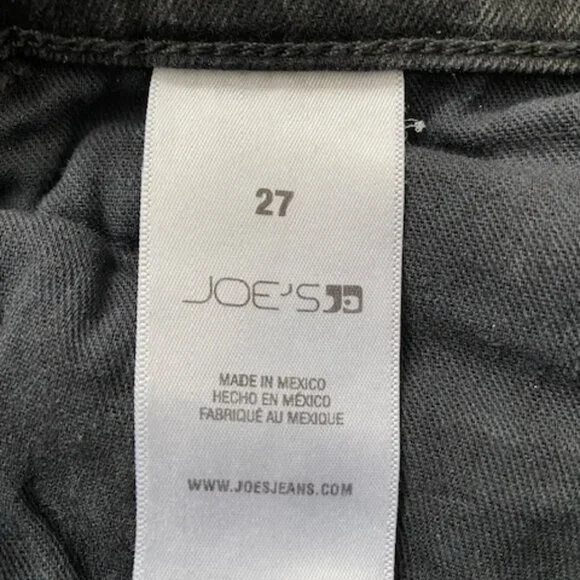 Joe's Jeans Women's 27 Skinny Medium Wash Dark Gray Stretch Denim Pants Low Rise - Picture 2 of 8